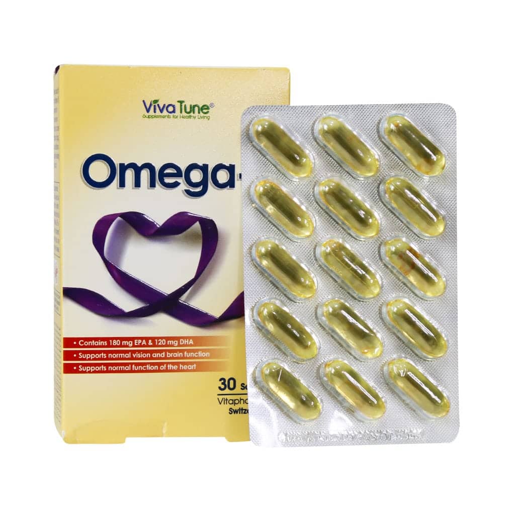 کپسول ژلاتینی امگا 3 ویواتیون 30 عددی