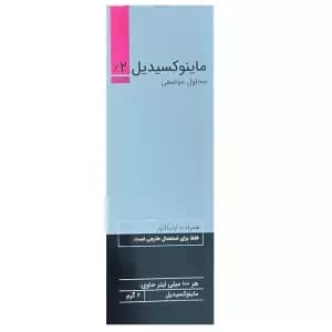 محلول ماينوکسيديل 2 درصد کيميا کالای رازی حجم 60 ميلی لیتر