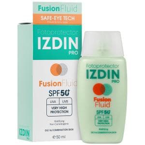 فلوئید ضد آفتاب فیوژن  واتر⁺SPF50 ایزدین  پرو 50 میلی لیتر