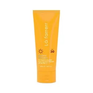 کرم ضد آفتاب و ضدلک SPF30  بی رنگ پوست خشک و معمولی  لافارر 40 میلی لیتر