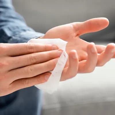 عرق کف دست چرا بند نمی‌آید؟ از علت تا روش‌های مؤثر کاهش تعریق