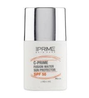 فلوئید ضد آفتاب بی رنگ SPF50 فیوژن واتر پرایم حاوی ویتامین C حجم 40 میلی لیتر