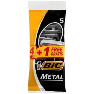 خودتراش یک تیغه متال بیک بسته 1+4 عددی
