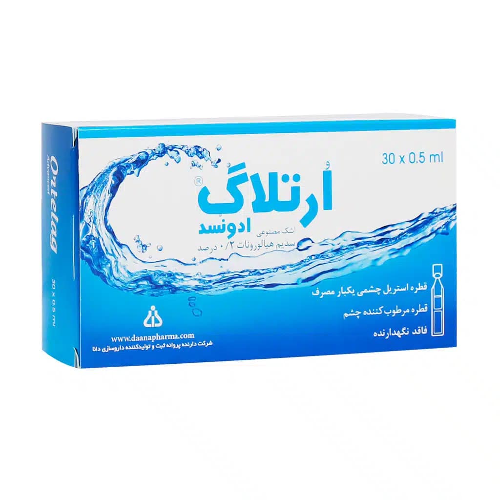 قطره اشک مصنوعی ارتلاگ ادونسد دانا 30 عددی
