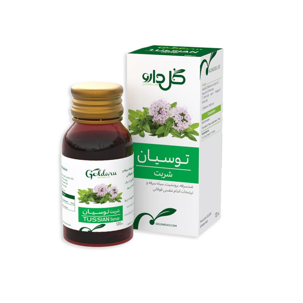 شربت سینه توسیان گل دارو 120 میلی لیتر
