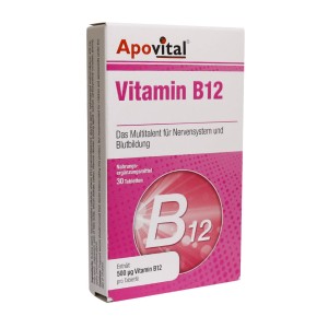 قرص ویتامین B12 آپوویتال 30 عددی