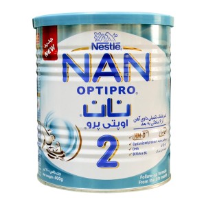 شیرخشک آپتامیل ۲ نوتریشیا مناسب شیرخوران ۶ تا ۱۲ ماه ۴۰۰ گرم