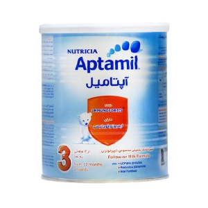 شیر خشک آپتامیل ۳ نوتریشیا از ۱۲ ماهگی به بعد ۴۰۰ گرم