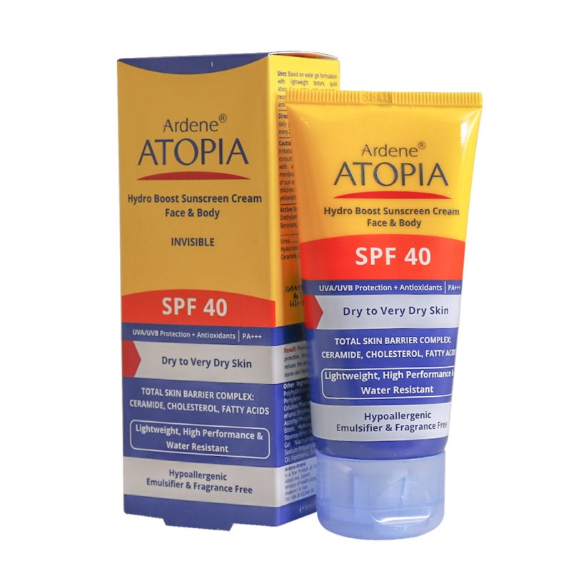 کرم ضد آفتاب SPF40 آتوپیا آردن  پوست خشک پارس حیان 50 گرم