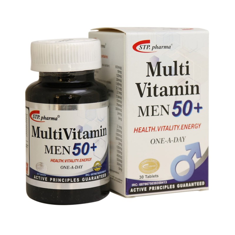 مولتی ویتامین مردان بالای 50 سال STP فارما 30 عدد