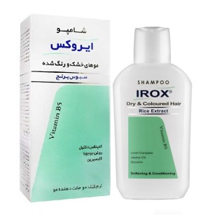 شامپو سبوس برنج ایروکس موهای خشک و رنگ شده  ایران آوندفر ۲۰۰ گرم