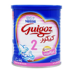 شیر خشک گیگوز ۲ نستله مناسب شیرخوران ۶ تا ۱۲ ماه ۴۰۰ گرم