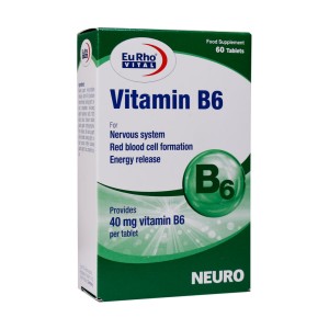 ویتامین B6 یورو ویتال قرص 60 عددی