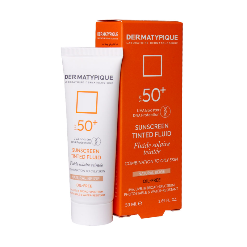 ضد آفتاب بی رنگ فاقد چربی SPF50 درماتیپیک 50 میلی لیتر