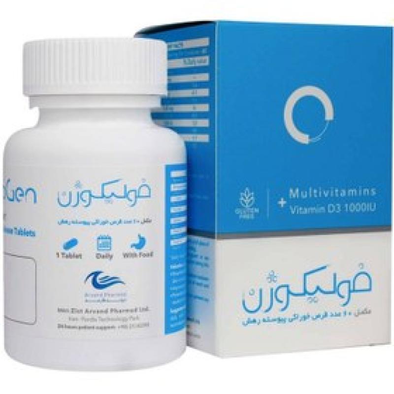 پک  قرص فولیکوژن اروند فارمد بسته 60 عددی + پودر کلاژن بیوتی کلاژینو بسته 30 عددی