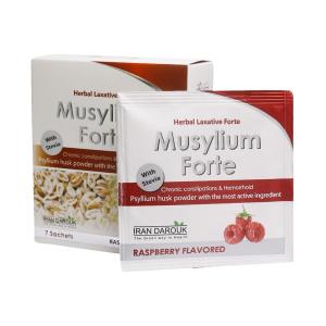 موسیلیوم فورت ایران داروک طعم تمشک ساشه 7 عددی