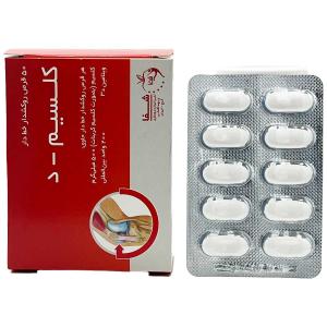 قرص کلسیم و ویتامین D3 شفا 50 عددی