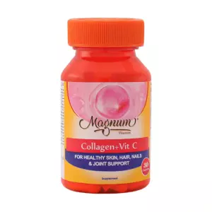 کپسول کلاژن و ویتامین C مگنوم ویتامینز 30 عددی