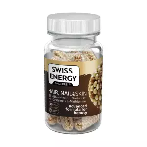 کپسول هیر نیل و اسکین سوییس انرژی 30 عددی