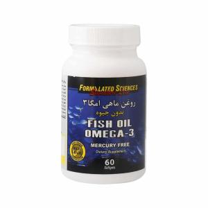 سافت ژل روغن ماهی امگا 3 بدون جیوه فرمولیتد ساینسز 60 عددی