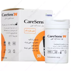 نوار تست قند خون کرسنس ان آی سنس 50 عددی