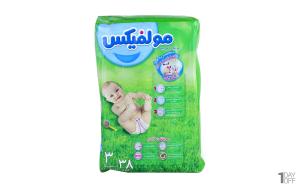 پوشک مولفیکس کامل بچه سایز 3 با تکنولوژی 3 بعدی 38 عددی