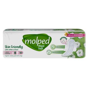 نوار بهداشتی مشبک مسافرتی پنبه ریز مخصوص شب سایز بزرگ 10 عددی