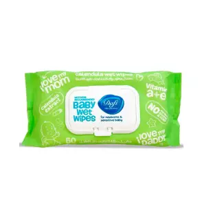 دستمال مرطوب پاک کننده آرایش ۲۰ عددی دافی مدل 3in1