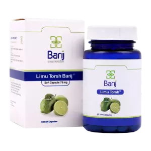 کپسول نرم لیمو ترش 75 میلی گرم باریج اسانس 60 عددی