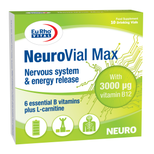 ویال خوراکی نوروویال مکس یوروویتال 10 عددی