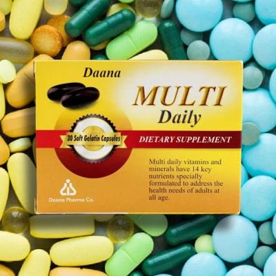 قرص مولتی دیلی | سلامت بدن در یک کپسول
