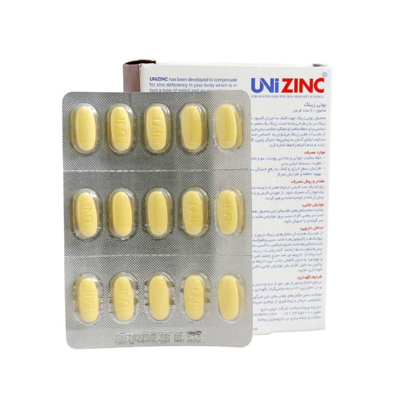 قرص یونی زینک لیبرتی سوئیس 60 عددی