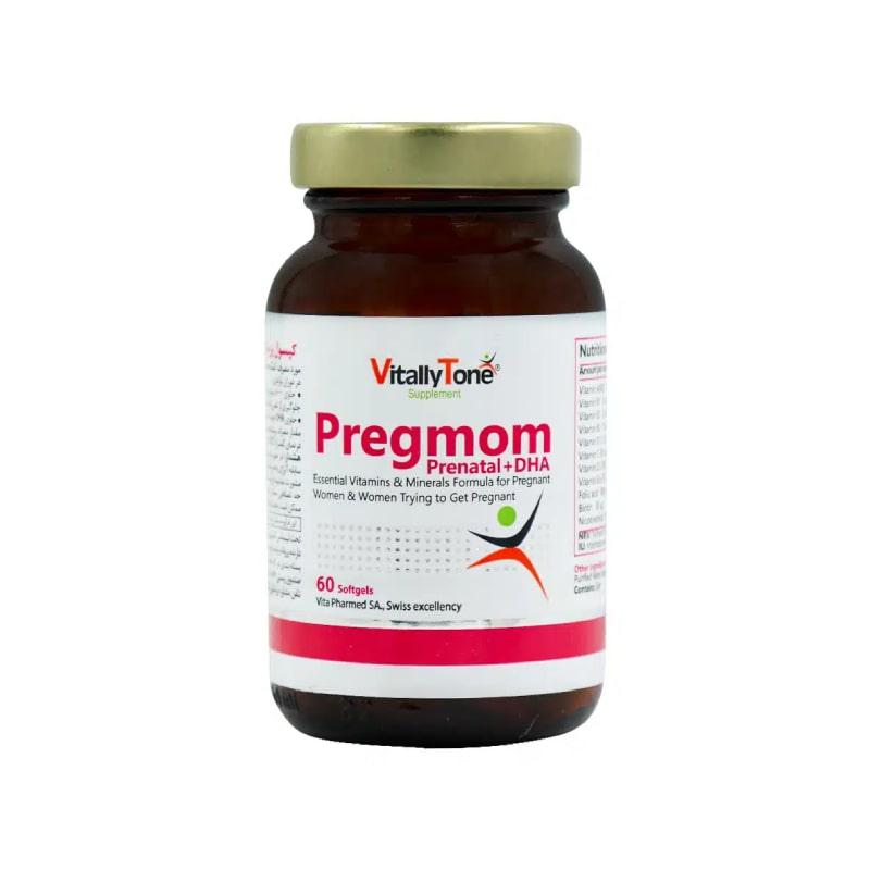 سافت ژل پرگمام ویتالی تون 60 عددی