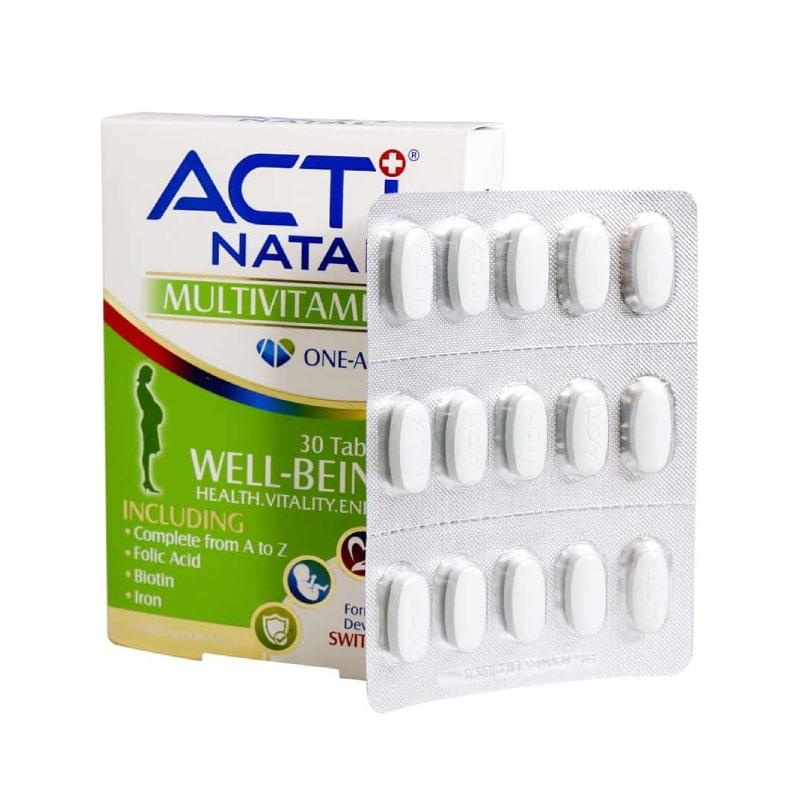 مولتی ویتامین اکتی ناتال لیبرتی سوئیس 30 عدد
