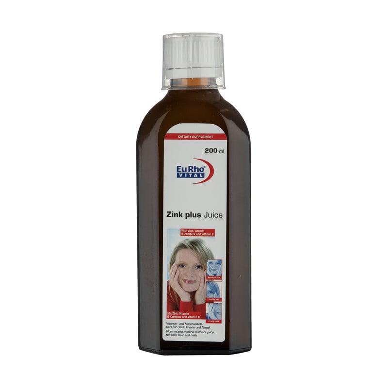 شربت زینک پلاس یوروویتال 200 میلی لیتر