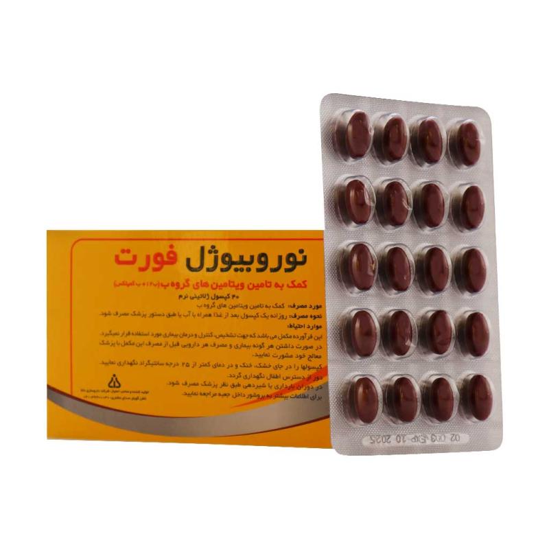 نوروبیوژل فورت  دانا کپسول 40 عددی