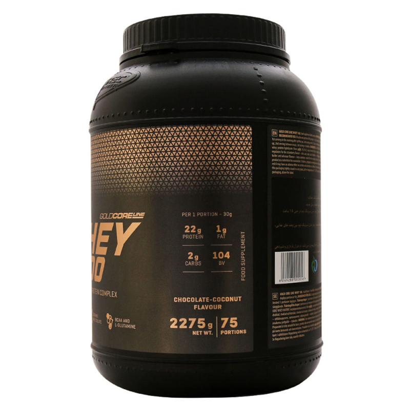 پودر پروتئین وی 100 گلد کر لاین ترک نوتریشن 2275 گرمی