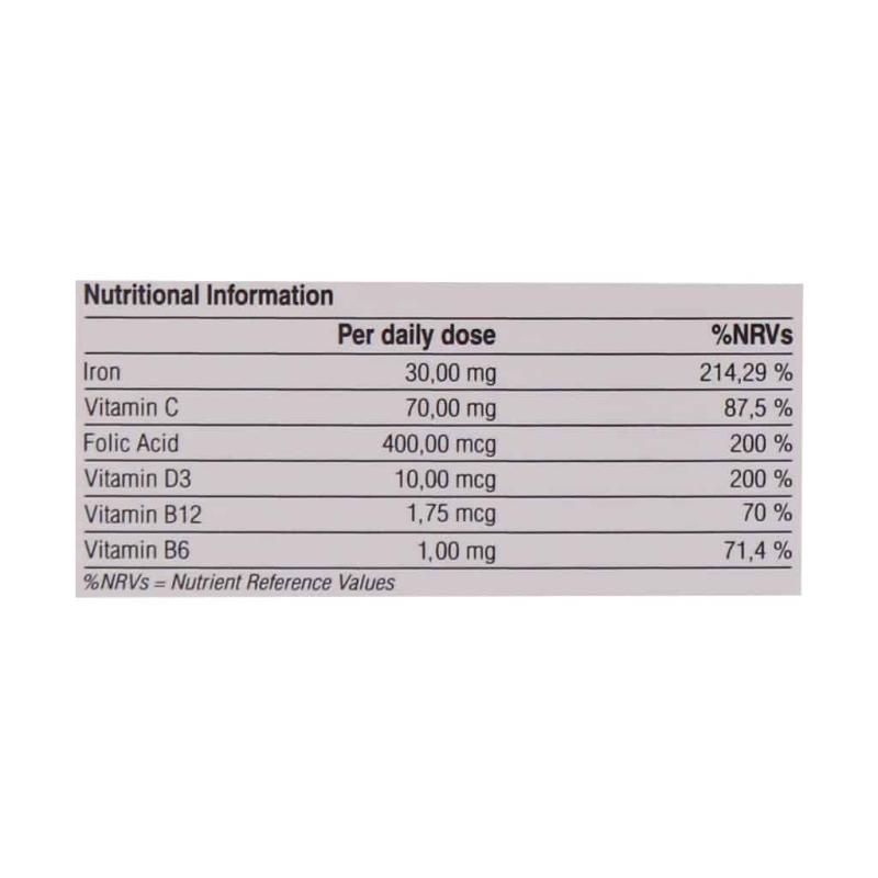 کپسول سیدرال فولیک فارمانوترا 30 عددی