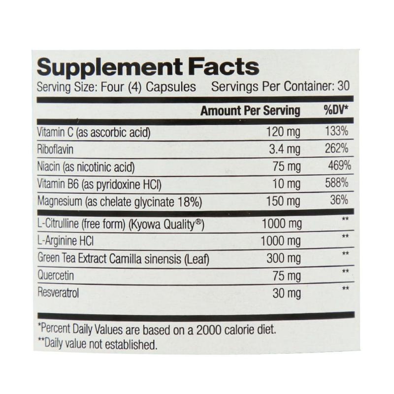 کپسول پمپ  انرژِی زا  نیترووکس مکس ماسل 120 عددی