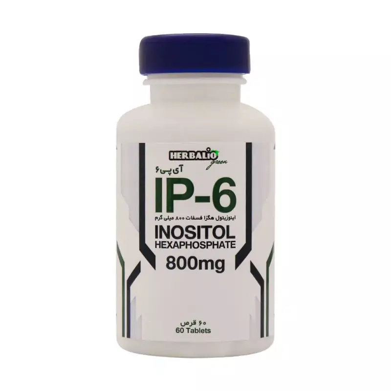 قرص آی پی 6 اینوزیتول هگزا فسفات هربالیو گرین 60 عددی