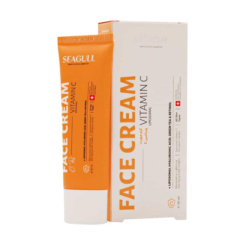 کرم صورت حاوی ویتامین C سی گل مناسب انواع پوست 50میلی لیتر