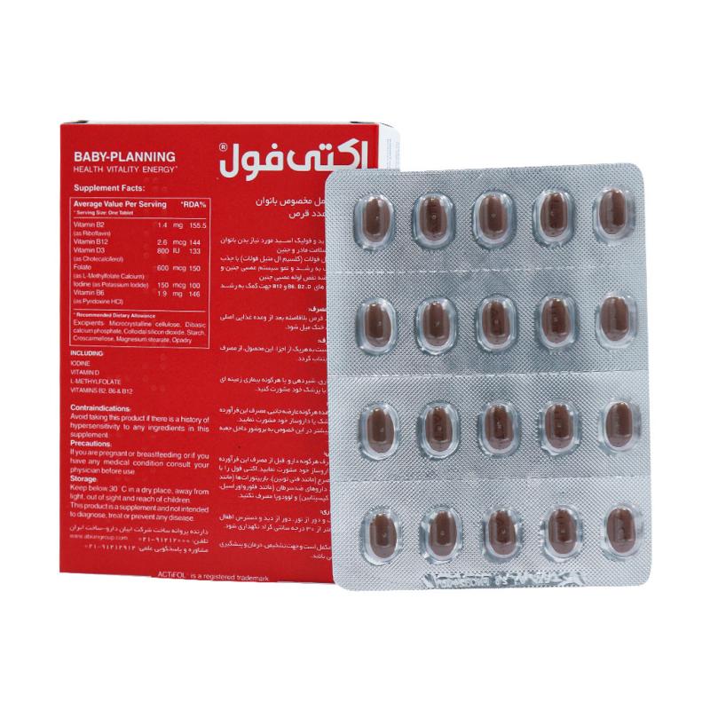 قرص اکتی فول ابیان دارو 60 عدد