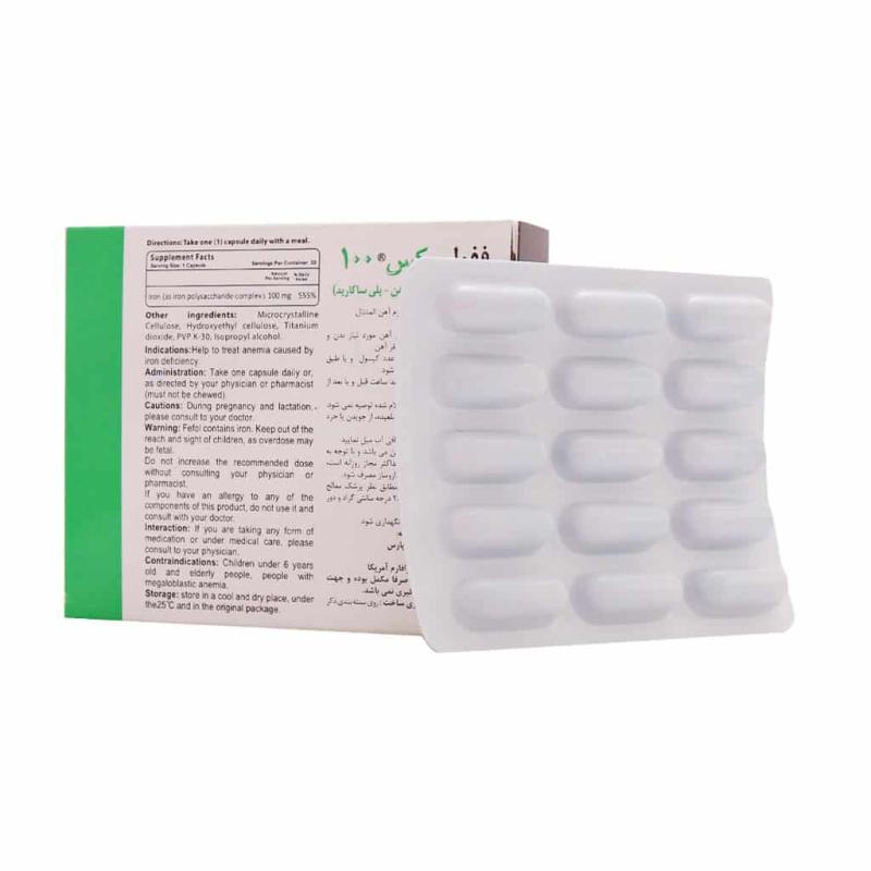 کپسول ففول مکس 100 اینترافارم 30 عددی