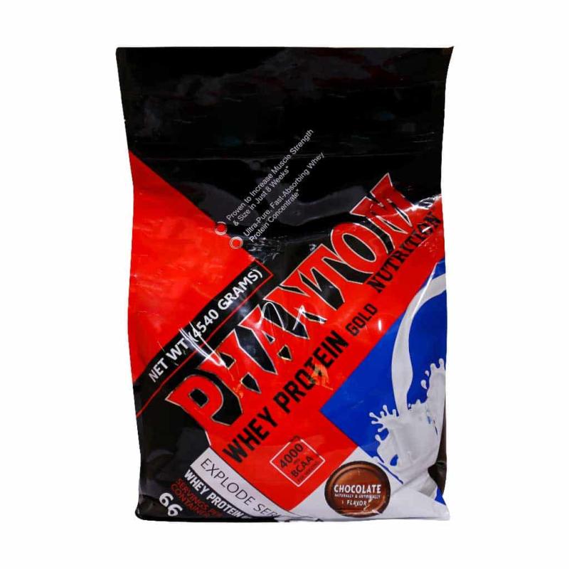 پودر پروتئین وی گلد  طعم شکلاتی فانتوم نوتریشن  4540 گرمی