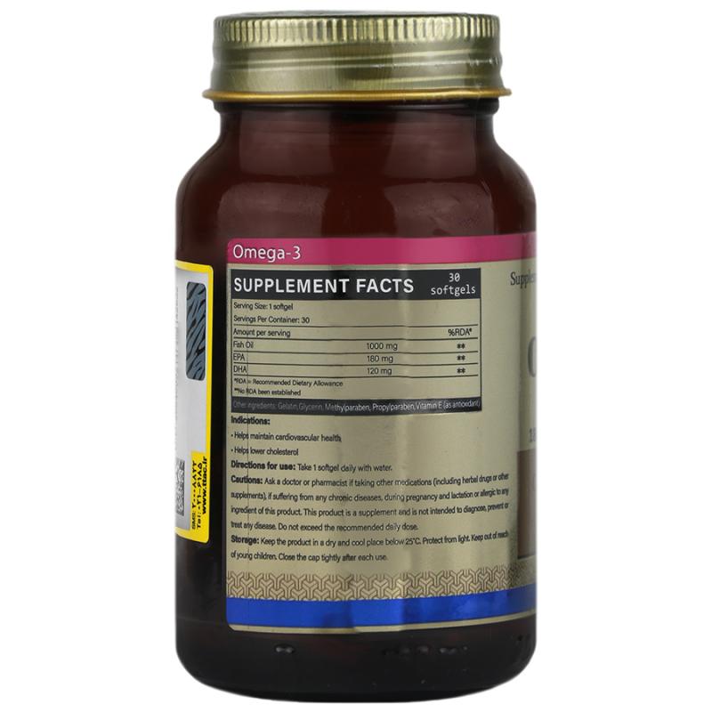 سافت ژل امگا3 1000 تریتا دارو آرتا 30 عددی