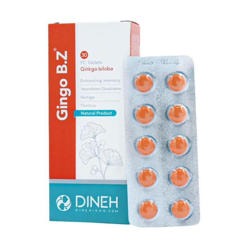 قرص روکش دار جینگو بی زد دینه 30 عددی