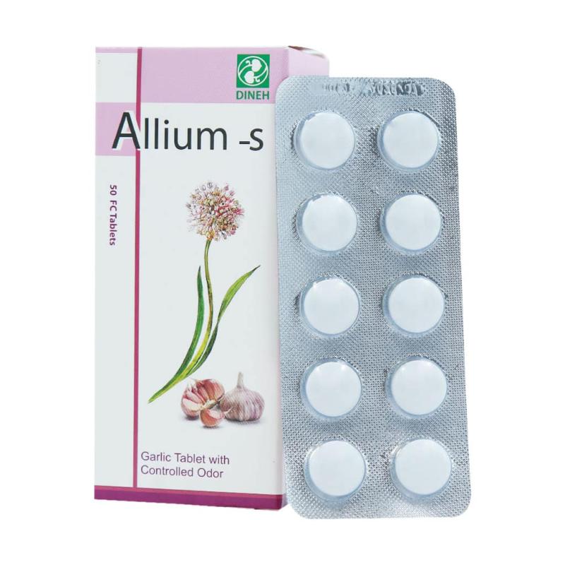 قرص گیاهی آلیوم اس دینه 50 عددی