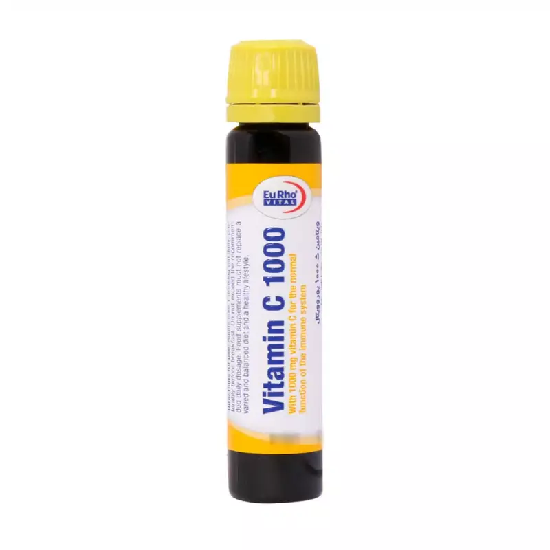 ویال خوراکی ویتامین سی 1000 میلی گرم  یوروویتال 6 عددی