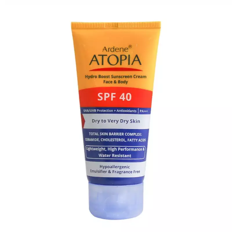 کرم ضد آفتاب SPF40 آتوپیا آردن  پوست خشک پارس حیان 50 گرم