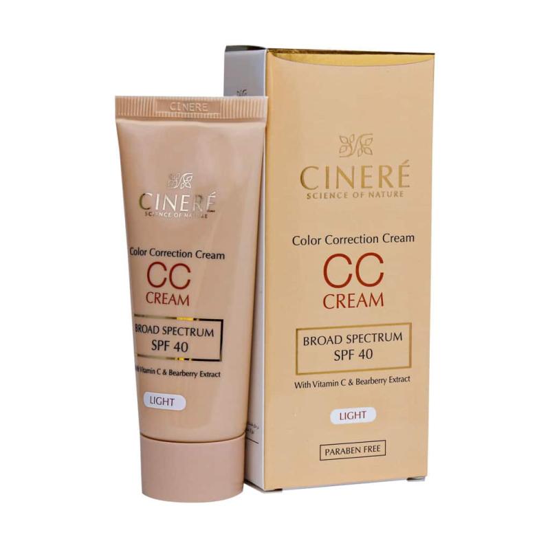 سی سی کرم SPF40 سینره 40 میلی لیتر لایت